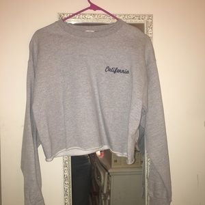 Brandy Melville cropped hoodie